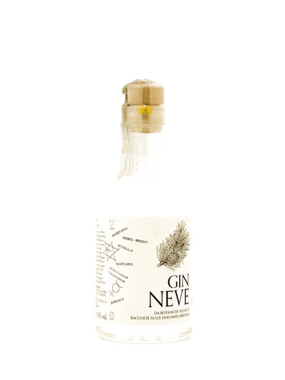 Bottiglia Mignon da 10 cl di Gin NEvedell'azienda di Parma G.C. Spirits