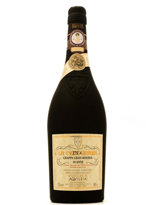 La Centenara Grappa Gran Riserva 10 Anni 6 bottiglie Distilleria Aquileia 6 x 70 cl