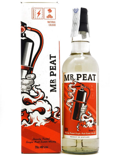Bottiglia con astuccio di Mr Peat Single Malt Scotch Whisky