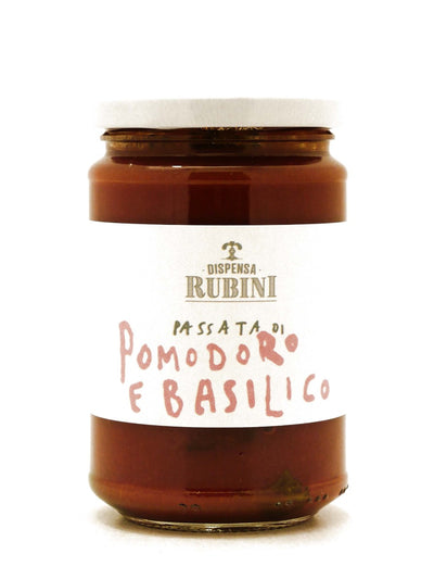 Passata di Pomodoro e Basilico Dispensa Rubini