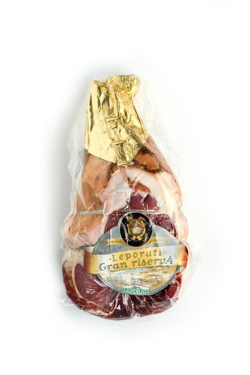 Prosciutto Crudo Leporati Gran Riserva intero disossato minimo 24 mesi 