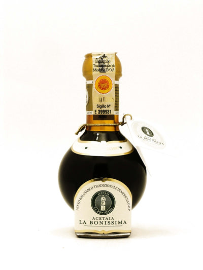 ampolla di Aceto Balsamico Tradizionale di Modena DOP Nastro Bianco di acetaia La Bonissima