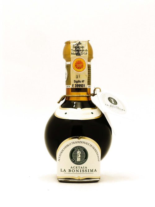 ampolla di Aceto Balsamico Tradizionale di Modena DOP Nastro Bianco di acetaia La Bonissima
