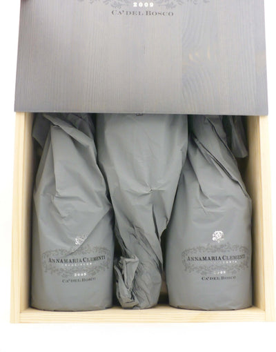 Cuvée Annamaria Clementi Ca' del Bosco in cassetta di legno da 3 bottiglie da 75 cl