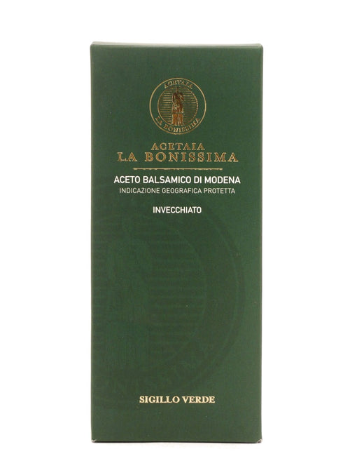 astuccio di Aceto Balsamico di Modena IGP Invecchiato Sigillo Verde di La Bonissima