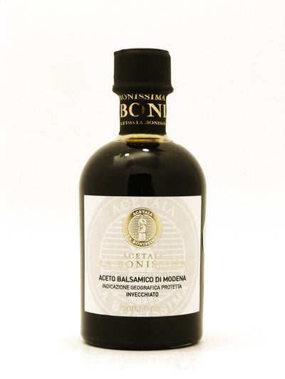 Bottiglia da 250ml di Aceto Balsamico di Modena IGP Sigillo Oro di Acetaia La Bonissima 