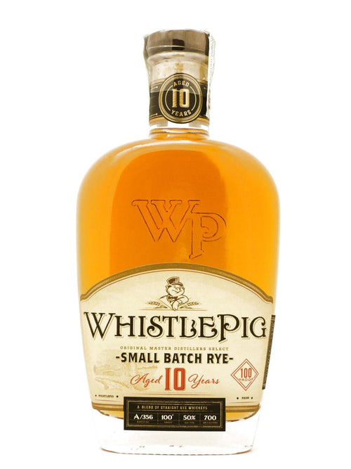 Bottiglia di WhistlePig 10 Anni Straight Rye Whiskey