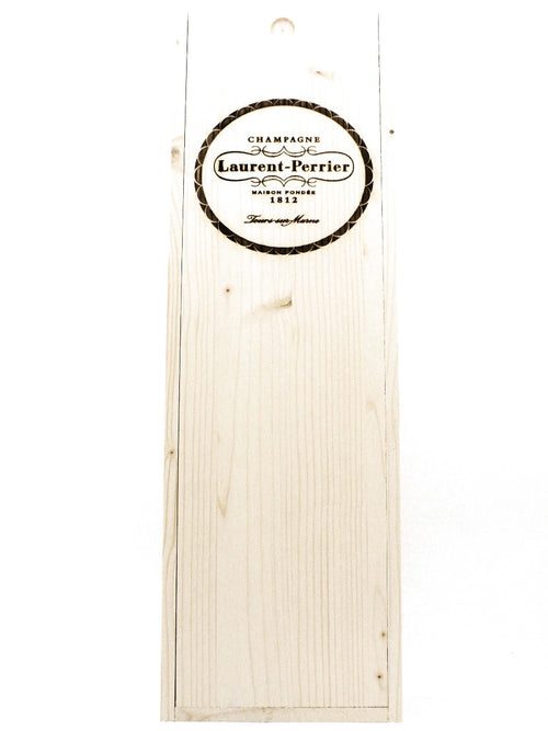 Cassetta di legno dello champagne La Cuvée Brut di Laurent Perrier