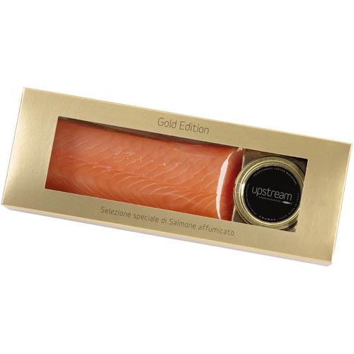 Confezione Gold Edition Salmone Affumicato 170 g e Caviale