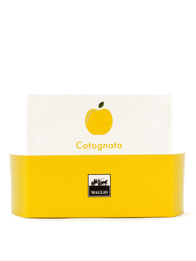 Dettaglio della Cotognata Maglio, conserva di mele cotogne dalla consistenza soda e compatta