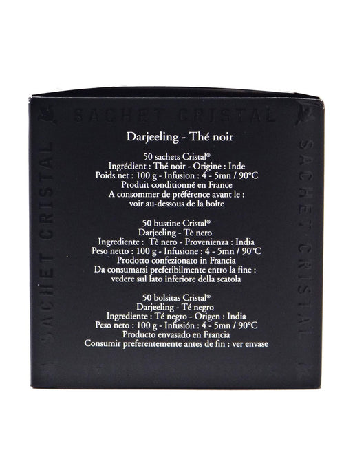 Tè Nero Darjeeling in 50 bustine Cristal