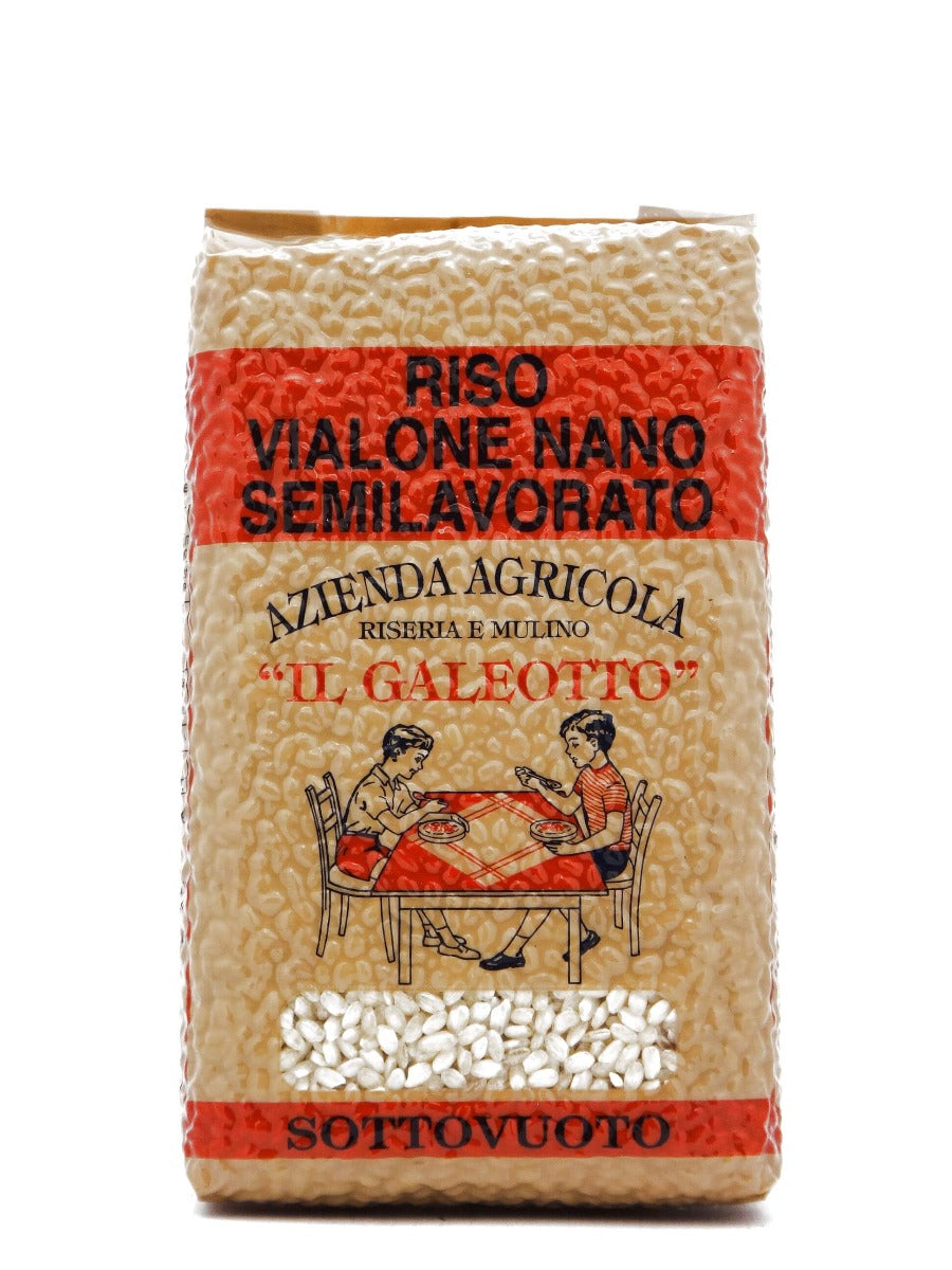 Riso Vialone Nano Semilavorato Riseria Il Galeotto 1 kg - Pasta e riso ...