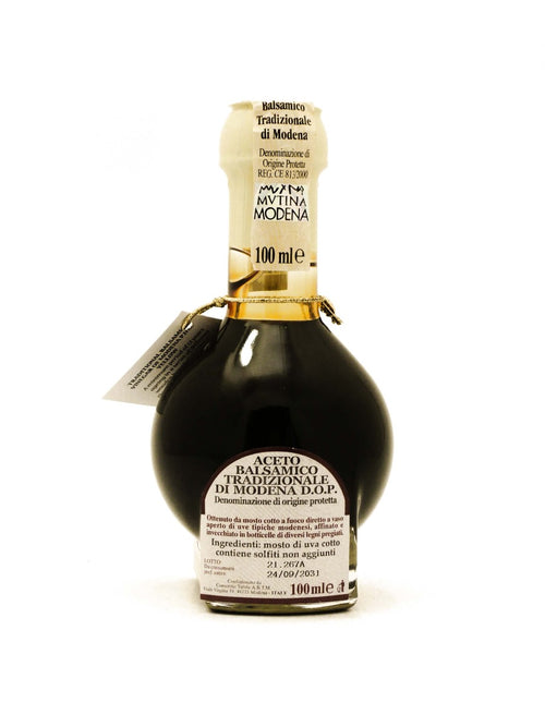 etichetta di Aceto Balsamico Tradizionale DOP Nastro Giallo di Acetaia La Bonissima