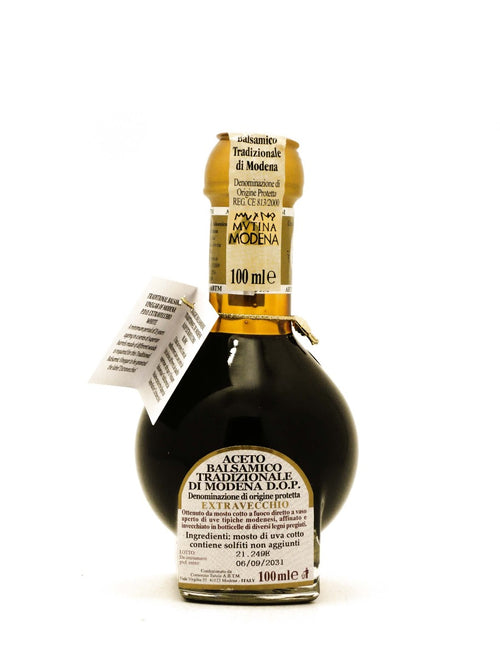 etichetta di Aceto Balsamico Tradizionale di Modena DOP Nastro Bianco di La Bonissima