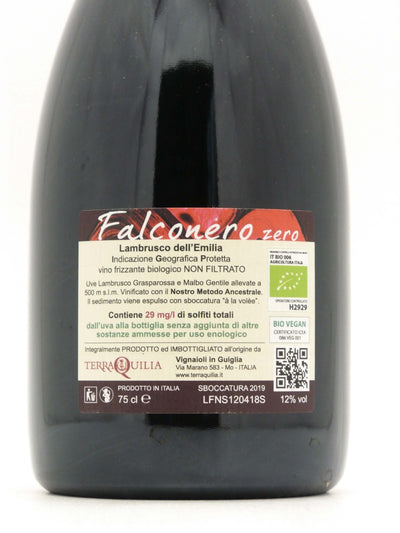 Etichetta Falconero Zero TerraQuilia