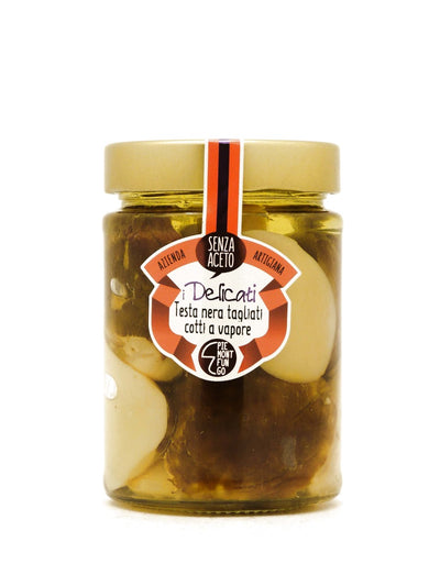 funghi porcini testa nera tagliati