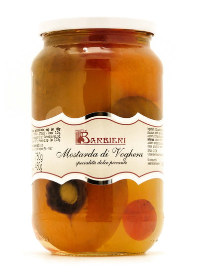 Mostarda di Voghera ai frutti assortiti Barbieri 750 g