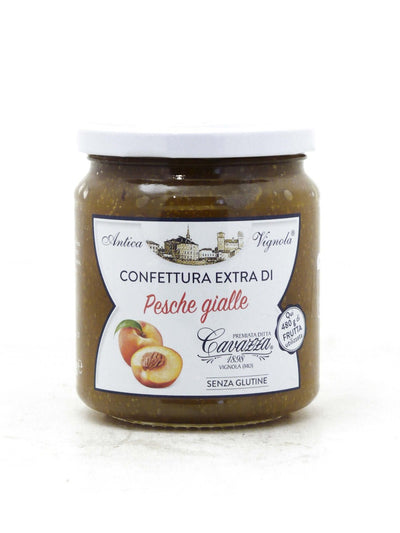 Confettura Extra di Pesche Gialle Cavazza 370 g