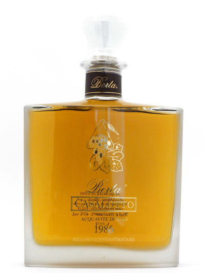 Casalotto in cofanetto di legno Distillerie Berta 1986 70 cl
