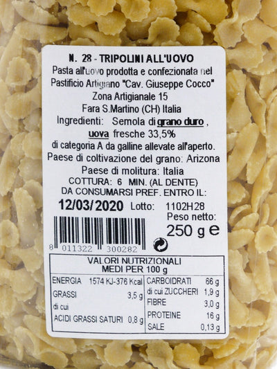 Tripolini all'uovo