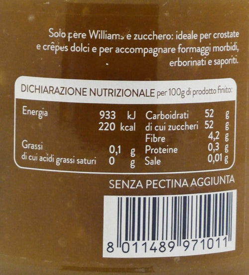 Confettura Extra di Pere Wiliams