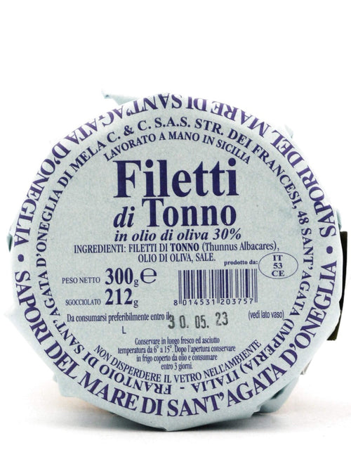 Filetti di Tonno in Olio d'Oliva