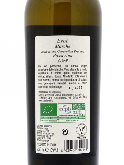 Evoè Passerina 2024