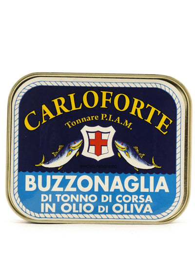 Buzzonaglia di Tonno rosso in olio di oliva F.lli Feola dal 1980 Carloforte 350 g