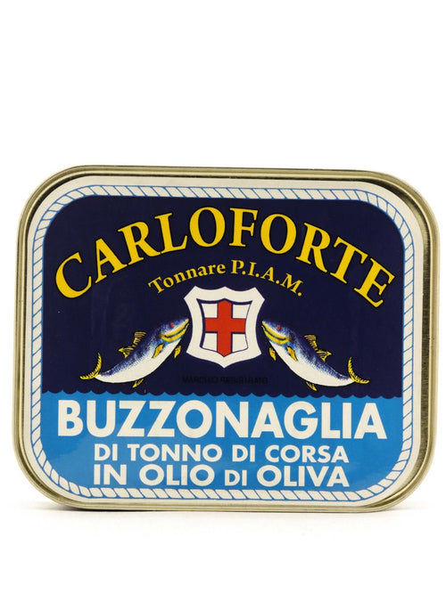 Buzzonaglia di Tonno rosso in olio di oliva F.lli Feola dal 1980 Carloforte 350 g