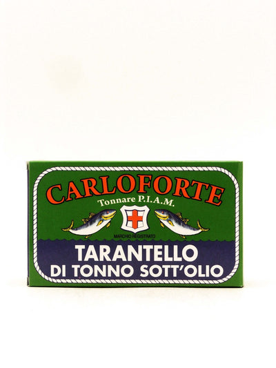Tarantello di Tonno Rosso in olio d'oliva F.lli Feola dal 1980 Carloforte 160 g