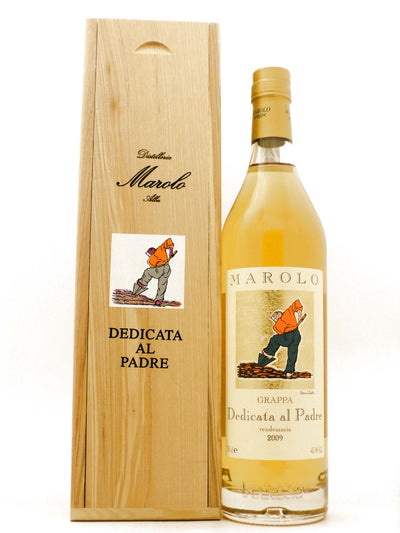 Grappa del Padre Barrique in cassetta di legno Fratelli Marolo 2003 70 cl