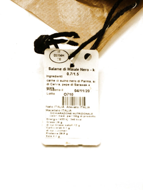 Salame di Maiale Nero di Parma