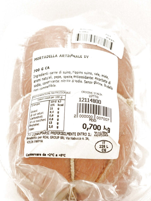 Mortadella Artigianale Mini Real Group 600 g circa Altre specialità