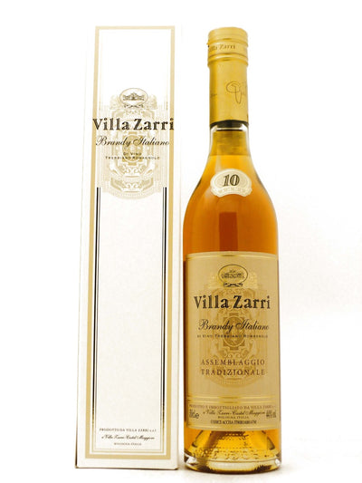Brandy assemblaggio tradizionale 10 anni Villa Zarri 50 cl