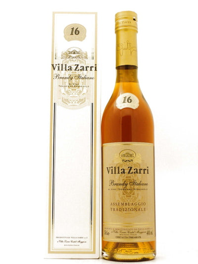 Brandy assemblaggio tradizionale 16 anni Villa Zarri 50 cl