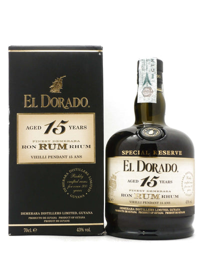 Rum El Dorado 15 anni Demerara Distillers 70 cl