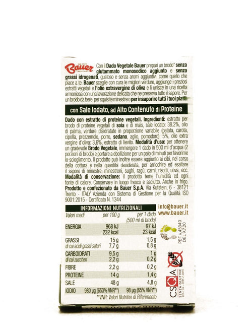 Dado per Brodo Vegetale