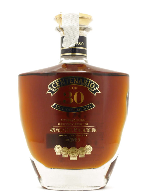 Rum Centenario 30 Anni Edizione Limitata Sistema Solera