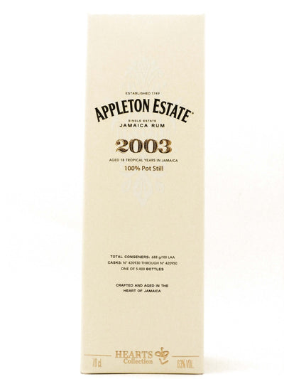 Rum Appleton Estate 2003 Heart Collection
