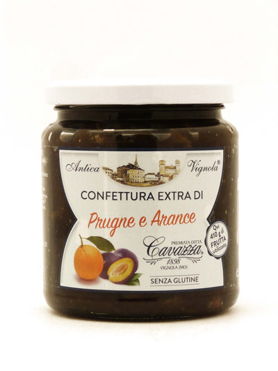 Confettura Extra Prugne e Arancia Cavazza 370 g