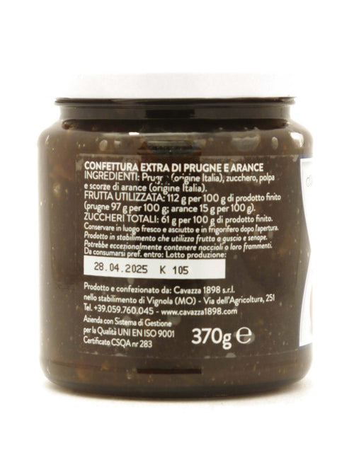 Confettura Extra Prugne e Arancia