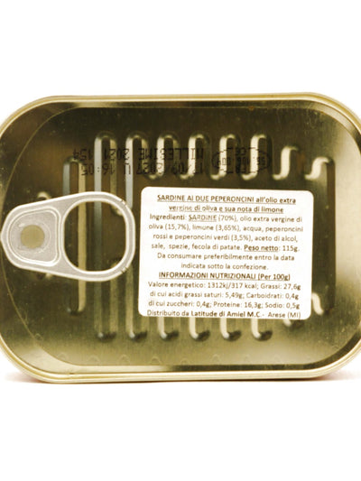 Sardine ai Due Peperoncini in olio Extravergine di oliva