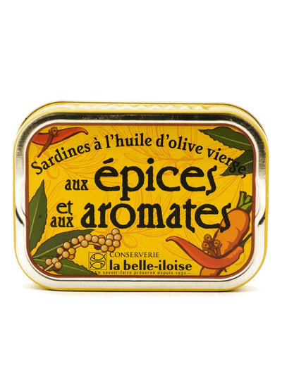 Sardine alle Spezie e Aromi in olio Extravergine di oliva