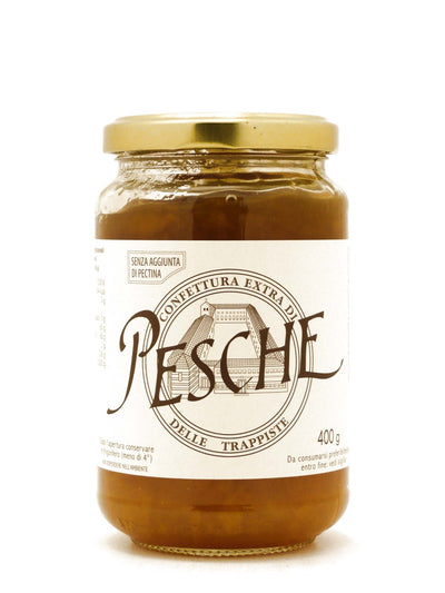 Confettura Extra di Pesche Monastero Suore Trappiste di Vitorchiano 400 g