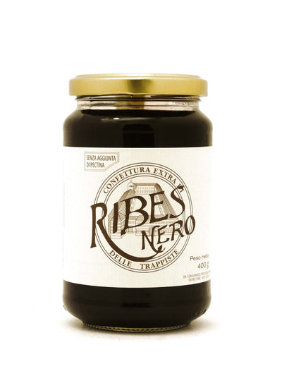 Confettura Extra di Ribes Nero Monastero Suore Trappiste di Vitorchiano 400 g