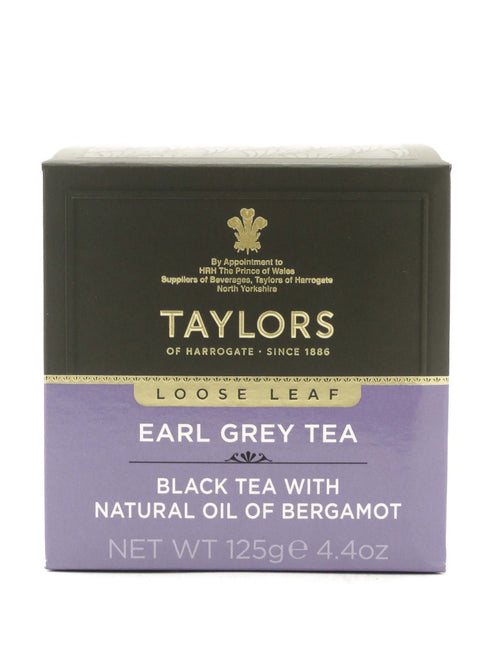 Tè Earl Grey in foglie Taylors of Harrogate 125 g