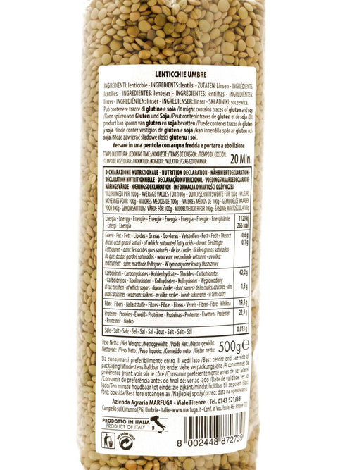 Lenticchie Umbre