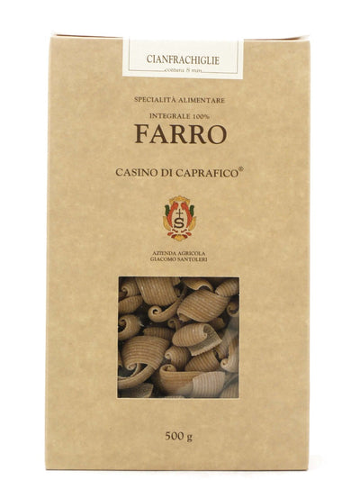 Cianfrachiglie di Farro integrale 100% Tenuta di Caprafico 500 g