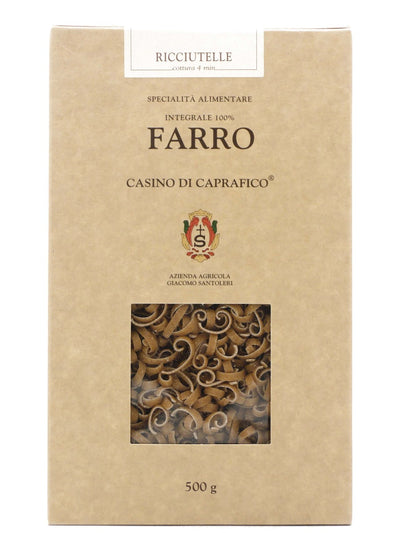 Ricciutelle di Farro integrale 100% Tenuta di Caprafico 500 g