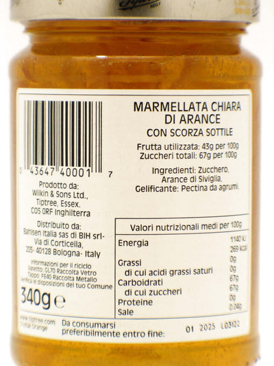 Crystal Orange Marmellata di Arance con scorza sottile